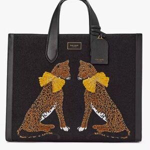 Kate Spade Manhattan Lady Leopard Large Tote